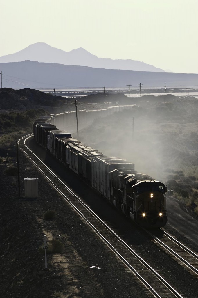 Eastbound across the Great Salt Lake