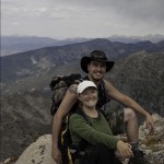 Me and my lovely wife on the summit of Pawnee Pass