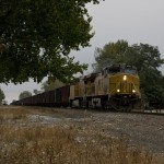 Eastbound coal load at Kipling St, Moffat Subdivision