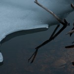 Water, ice, rocks, sticks...