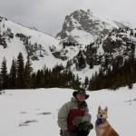 Indian Peaks, winter, Shoshoni Peak