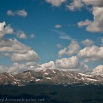 Mount Massive in the summer sky.