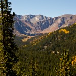 Mount Evans from Chicago Lakes trail.