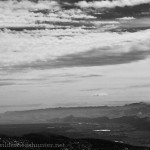 Looking south, toward Soda Lakes and the south end of the Hogback.