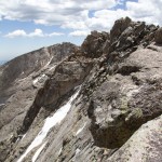 Looking east toward the summit of Moutn Evans