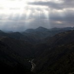 Mount Vernon Canyon looking west from Lookout Mountain.