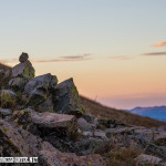 Pika watching the sun set