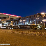 Norfolk Southern 7630 lead a southbound Laurel to Denver on the BNSF Front Range subdivision